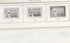 YAR barbed wire & fighter stamp